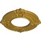 Ekena Millwork Benson Ceiling Medallion (Fits Canopies up to 4 1/8"), 9"OD x 4 1/8"ID x 5/8"P, Pharaohs Gold CM09BNPGS - alternate 5